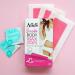 Nads Body Wax Strips for Sensitive Skin - Hypoallergenic Hair Removal Kit | Includes 28 Strips & 2 Calming Oil Wipes - Buy Online on SooperMarket.com