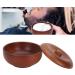 Dekaim Wooden Shaving Bowl with Lid | Men's Shaving Brush & Foam Cup for Cream & Soap | International Shipping - Buy Online on SooperMarket.com