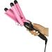 Trademark Beauty Babe Waves 3 Barrel Curling Iron Hair Waver 1 Inch Quick Heat Adjustable Temperature Hair Curler Perfect Beach Waver Hair Styling Tools 25mm Standard Ceramic Wand Pink 3 Barrel (1 Inch) - Buy Online on SooperMarket.com