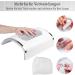 Nail Art Vacuum Cleaner - 80W Strong Suction Manicure Tool for Salon Cleaning with 2 Dust Collection Bags - Buy Online on SooperMarket.com