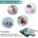Wet Bag HOTLIKE Dry Wet Bag 3 PCS Nappy Bag for Cloth Diapers Travel Bag Organiser Waterproof Reusable Produce Bags with Handle and 2 Zipper Pockets Wet Suit Bag for Trip Beach Daycare Gym (Black) - Buy Online on SooperMarket.com