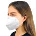5-Layer Disposable Face Mask Made in USA | Improved Design | 95%+ Filtration Efficiency with Comfortable Ear Loop and Soft to Touch Materials | 10 Units (White)