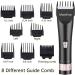 Maxshop Professional Hair Clippers for Men & Babies | Quiet Cordless Haircut Kit with Charging Dock 8 Comb Guides Scissors & Hair Comb - Buy Online on SooperMarket.com