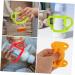 ibasenice 2pcs Silicone Bottle Handle Bottle Handle Milk Bottle Accessories Milk Bottle Handles Silicone Bottle Handle Milk Bottle Grips Feeding Bottle Newborn Feeder 13.00X7.00X6.50CM Assorted Color - Buy Online on SooperMarket.com