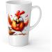 White Ceramic Kids Chicken Mug - Large 483 ml Perfect for Hot Chocolate or Milk Fun and Easy to Use - Buy Online on SooperMarket.com