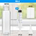 10 Empty Travel Flashing Containers with Folding Lids | Cosmetic Bottles Set with Funnel Pipette & Labels for Travel - Buy Online on SooperMarket.com