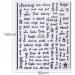 1pc 3d Hollow Letters Nail Art Stickers Black Adhesive Decal Nail Wrap Decor Accessories - Buy Online on SooperMarket.com