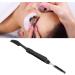Eyelash Brush Comb Portable Hygienic Plastic Lightweight Reusable Multifunctional Eyebrow Brushes for Makeup (Black) - Buy Online on SooperMarket.com