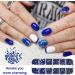1200 Pieces Nail Art Street 3 Sizes Flatback Gemstones with Pick-Up Tweezers and Rhinestone Hands Transparent Round Crystal Rhinestones for Nail Art Clothing Craft (Navy Blue) - Buy Online on SooperMarket.com