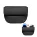 1pcs Black Car Organizer Bag Sewn Seat Storage Side Pocket Car Gap Seat Organizer Front Seat Console Pocket Store Cell Phone Keys