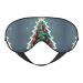 Christmas Tree and Red Ball Print Double-Sided Eye Mask Soft and Light Blocking for Enhancing Sleep Quality