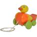 Eichhorn Pull-Along Duck - Movable Head & Wings Sound 17cm Birch Wood Toy | International Shipping Available - Buy Online on SooperMarket.com