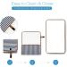 Lekebaby Portable Changing Mat Nappy Changing Mat Foldable Baby Changing Mat Travel Changing Mat Portable Baby Change Mat Blue Striped Blue Stripes - Buy Online on SooperMarket.com