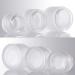6-Pack 30ml Glass Jars with Wooden Covers - Travel Containers for Cosmetics Lip Balm & Creams | Ideal for Sampling - Buy Online on SooperMarket.com