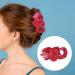 JSGHGDF Delicate Chinese Loong Hair for Woman Girl Skincare Makeup Hair Clip for Thin Hair Nonslip Delicate Hair Clip Red - Buy Online on SooperMarket.com
