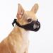 YOLHAMY muzzle for dogs with a short snout soft muzzle for small medium -sized and large dogs to prevent biting and barking suitable for Chihuahua Shih Tzu Bulldogge Pitbull around XXS