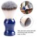 BlueZoo Men's Beard & Mustache Shaving Brush - Resin Gripped Swine Bristles Nylon Wool Handle - Buy Online on SooperMarket.com