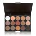 Pure Vie Professional Highlight Eyeshadow Palette - 15 Colors Matte Shimmer Eye Shadows Pallet for Contouring, Highly Pigmented Nudes, Natural Warm Tones - Holiday Gift Set - Buy Online on SooperMarket.com