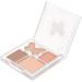 Baluue 2pcs Plastic Eye Shadow Plate Pink Eyeshadow Palette Organiser Eyeshadow Glitter 6.50X6.50X1.00CMx2pcs Multix2pcs - Buy Online on SooperMarket.com