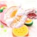 AMOYER 3 Pcs Cartoon Bath Sponge Set | Fruit Shape Cleaning Sponges for Kids & Adults | Fun Bathroom Accessories - Buy Online on SooperMarket.com