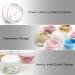 100 Pieces Mini Clear Cosmetic Bottles - 5ml Empty Jars for Lip Balm Lotion & Cream | Transparent Screw Cap Containers - Yellow Set - Buy Online on SooperMarket.com
