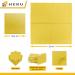 HEKU 100 High-Quality Yellow 3-Layer Napkins | 33x33cm | 5-Pack for Events & Gastronomy | Highly Absorbent and Stylish - Buy Online on SooperMarket.com