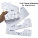 T-Shirt Alignment Ruler Set with Heat Resistant Tape, PTFE Teflon Sheets - 4 Rulers, 2 Rolls Tape, 3 Packs Sheets, 1 Tape Measure - Buy Online on SooperMarket.com