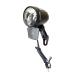 LED front light 80 Lux with parking light daylight and brightness sensor for hub dynamo Black