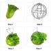 Fewao Stainless Rabbits Feeding Grass Ball Sphere Treat Hay Feeder Dispenser Hanging Ball Rabbit Chinchilla Guinea Pig Chicken Toys for Small Animals - Buy Online on SooperMarket.com