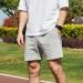 NIMENJOJA Mens 5.5 Athletic Gym Shorts - Grey Zipper Pocket Sweat Shorts - Buy Online on SooperMarket.com