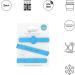 Matchstick Monkey Antimicrobial Silicone Holder Strap - Multi-Use for Teether, Bottle, Stroller, Car & Highchair (Blue, 55 cm) - Buy Online on SooperMarket.com
