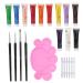 Nail Art Palette Kit - 4PCS Brush Pen for Easy Drawing | Exquisite Craftsmanship for Home and Beauty Salons - International Shipping Available - Buy Online on SooperMarket.com