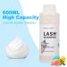 ICE CREAM Eyelash Extension Shampoo 600ml - Paraben & Sulfate Free Foaming Cleaner for Extensions & Natural Lashes - Safe for Professional & Self-Use - Buy Online on SooperMarket.com