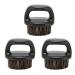 3-part beard finger brush for men ridge-free round handle fade brush beard ankle brush for hairdressers for hairdressing home use
