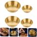 PRETYZOOM 4pcs Seasoning Dish Small Seasoning Plate Individual Teaspoon Rest Metal Portion Cups Dry Fruit Seasoning Bowls Tea Spoons Stainless Household Soy Sauce Stainless Steel - Buy Online on SooperMarket.com