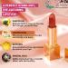 Oulac Metallic Pink Lipstick | Long-Lasting Vegan Lipcolor | Metallic Rose Shade | Cruelty-Free Lip Makeup - 4.3g - Buy Online on SooperMarket.com