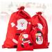 KOMBIUDA 4 1 Bags Medium Size Merry Christmas Sack Candy Bag for Christmas Oversized Child Handbag - Buy Online on SooperMarket.com