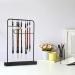 Jolensoy 9-Pins Calligraphy Sumi Brush Hanger - Metal Wenge Holder for Chinese Calligraphy Brushes - Perfect for Home Office or Study Room - Buy Online on SooperMarket.com