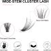 Cluster Eyelash Extensions Kit 240Pcs 30D 0.07 DCurl Mix 9-15mm Lashes - DIY Individual Soft Natural False Eyelashes with Bond, Seal & Applicator - 30P Kit - Buy Online on SooperMarket.com