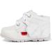 Kickers Unisex Kids Kick Hi Leather Ankle Boot - 2 UK Child, White - Buy Online on SooperMarket.com