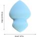 Veeteah Makeup Sponges For Foundation - Gyro Shape Soft Beauty Cosmetic Blender - Professional Streak Application Blender Sponge For Enhanced Make Up Application For Foundation Gyro Beauty Egg 28*40*60 Blue - Buy Online on SooperMarket.com