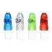 PACKOVE 4pcs Pills Organizer Glass Pills Bottles Travel Outdoor Pills Bottles Portable Pills Cases for Outdoor Camping Travel Assorted Color 1 5.30X2.00X1.60CM