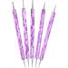 Toseky Nail Liner Brushes | Nail Liner Brush Dotting Pen Double Ended Multifunctional Nail Brushes Miniature Painting Brushes Nail Liner Brush Dotting Pen Purple - Buy Online on SooperMarket.com