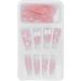Full Cover False Nail Pink Bow Fake Nails Pink Love Press On Nails Coffin Medium Length Ballerina Nail Art Tips Sets Artificial Nails Press On False Nail Tips - Buy Online on SooperMarket.com