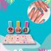 Barbie Children's Nail Varnish & Stickers Gift Set - Non-Toxic - Waterbase Polish - Peelable varnish - Gift - Buy Online on SooperMarket.com