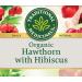 Organic Hawthorn & Hibiscus Herbal Tea | Heart Health Support | 16 Tea Bags - Buy Online on SooperMarket.com
