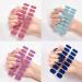 NAILDOKI Nail Stickers - 12 Sheets x 16 Pieces Full Wraps, Self-Adhesive Gel Nail Art Decals for Women & Girls - Buy Online on SooperMarket.com