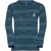Buy Odlo Unisex Kids Long Active Warm Eco Set 116 - Reef Waters Blue Wing Teal | International Shipping Available - Buy Online on SooperMarket.com