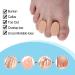 Fyearfly Toe Separator - 8 Pairs Soft Silicone Toe Spacers for Pain Relief & Bale Toe Correction - Skin Color - Buy Online on SooperMarket.com
