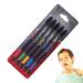 Calakono Soft Bamboo Toothbrush Set for Adults | 5 Black Charcoal Toothbrushes in Various Colors | Eco-Friendly Oral Care - Buy Online on SooperMarket.com